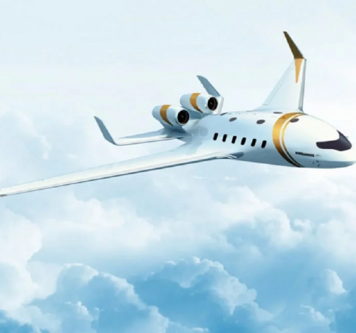 The EcoJet Is A Blended-Wing Concept Compatible With Emerging Propulsion Systems