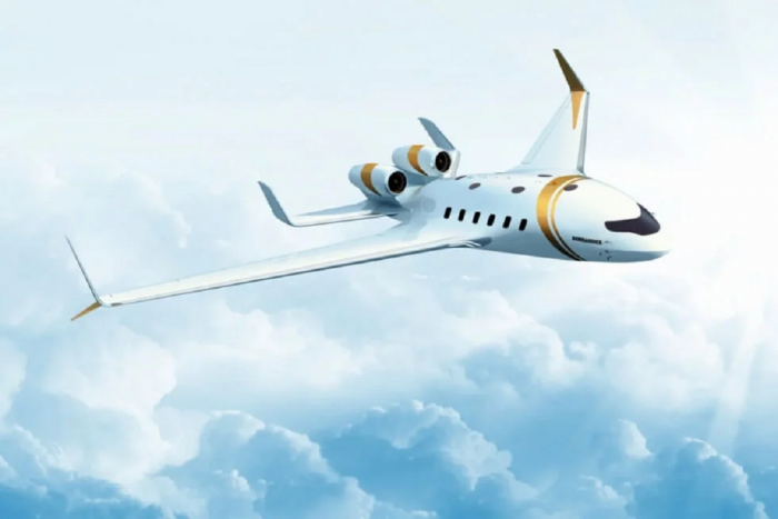 The EcoJet Is A Blended-Wing Concept Compatible With Emerging Propulsion Systems